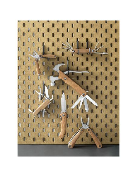 Multiherramienta mediana de 12 funciones con mango de madera \ Personalizada 6104508