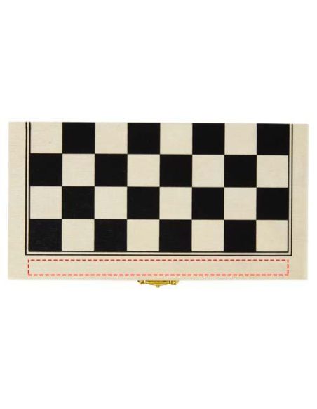 Set de juegos 3 en 1 de madera \ Personalizado 6104565