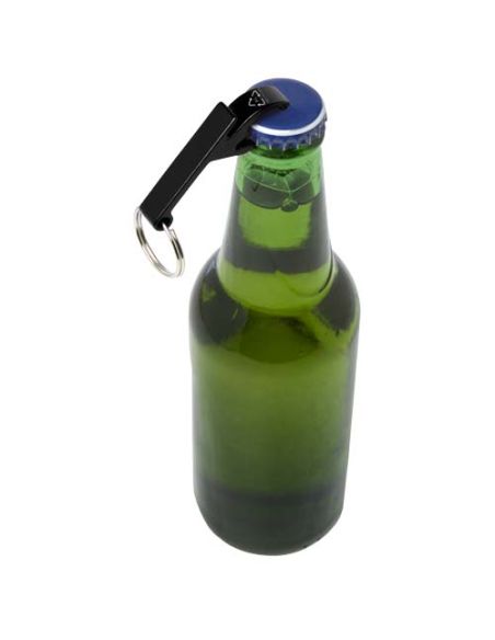 Abridor para botellas y latas de aluminio reciclado RCS y con llavero \ Personalizada 6104571