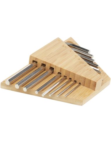 Set de llaves hexagonales de bambú \...