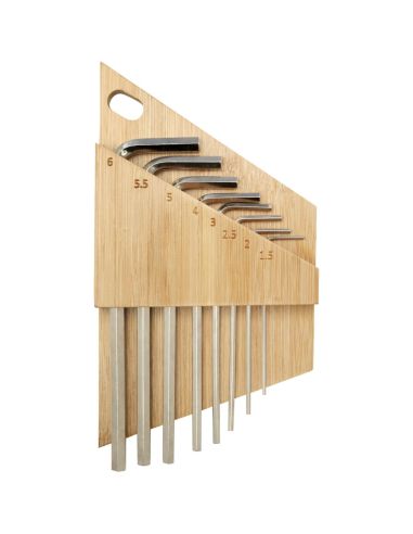 Set de llaves hexagonales de bambú \...