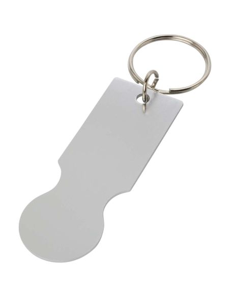 Llavero con moneda para carrito de la compra \ Personalizado 6104594