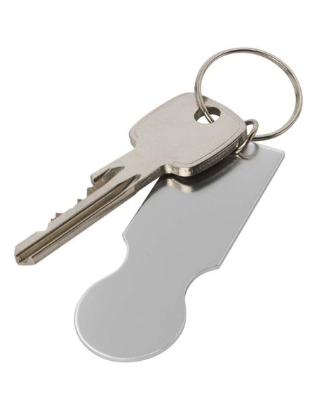 Llavero con moneda para carrito de la compra \ Personalizado 6104594