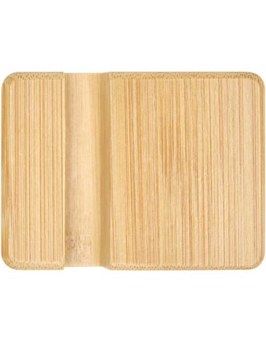 Soporte para teléfono de bambú \ Personalizado...