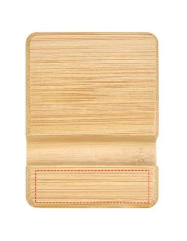 Soporte para teléfono de bambú \ Personalizado...