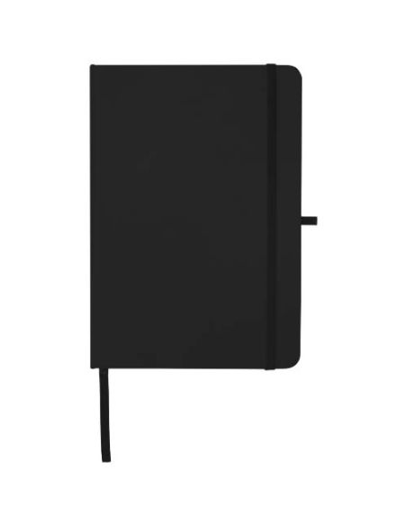 Libreta de tapa dura A5 de material reciclado con páginas rayadas \ Personalizada 6106013