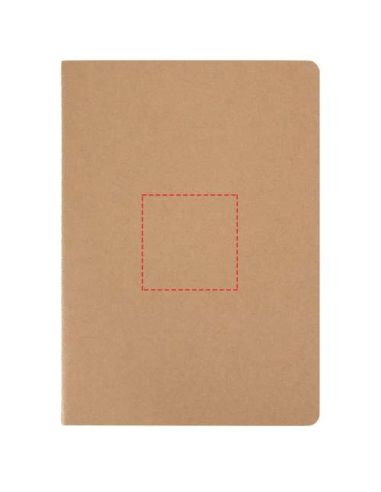 Libreta kraft A5 con páginas punteadas \...