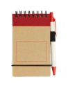 Bloc de notas A7 de papel reciclado con bolígrafo Personalizado 6106269 - Imagen 5