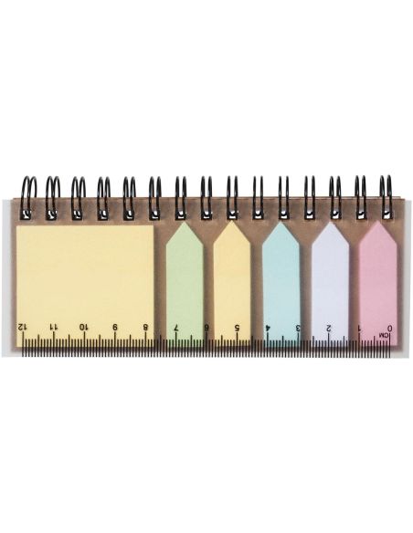 Libreta con espiral y notas adhesivas de colores \ Personalizada 6106736