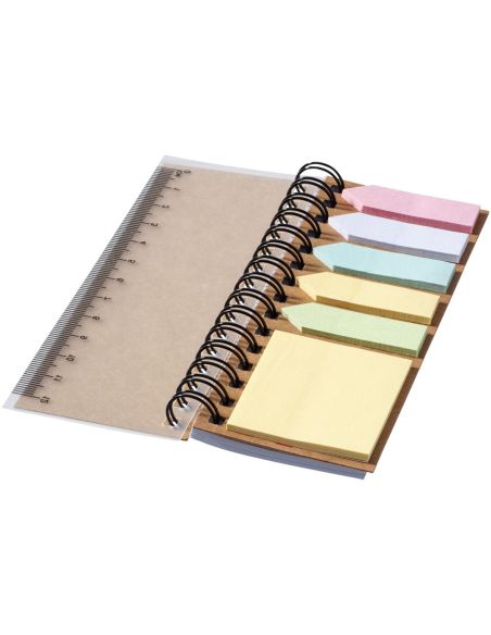 Libreta con espiral y notas adhesivas de colores \ Personalizada 6106736