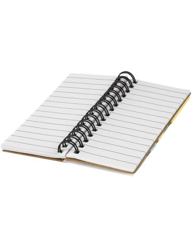 Libreta con espiral y notas adhesivas de...