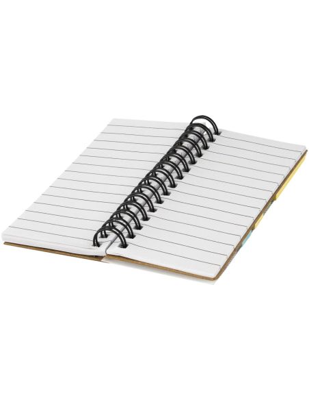 Libreta con espiral y notas adhesivas de colores \ Personalizada 6106736