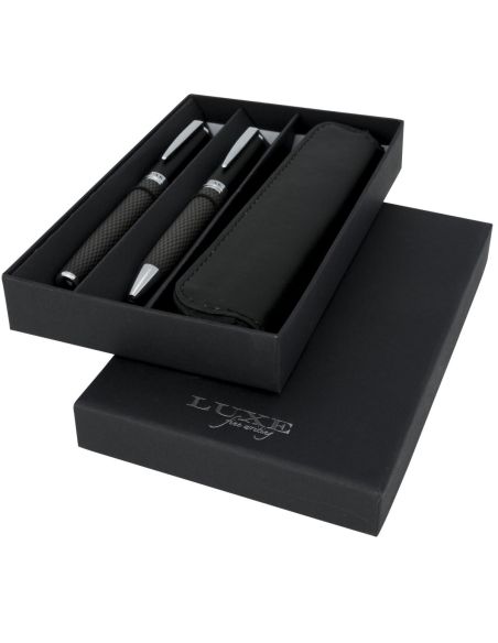 Set de regalo duo con estuche \ (tinta negra) Personalizado 6107110