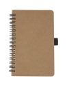 Libreta de tamaño A6 de cartón reciclado con espiral y papel de piedra Personalizada 6107733 - Imagen 2