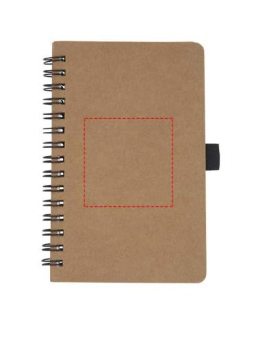 Libreta de tamaño A6 de cartón reciclado con...