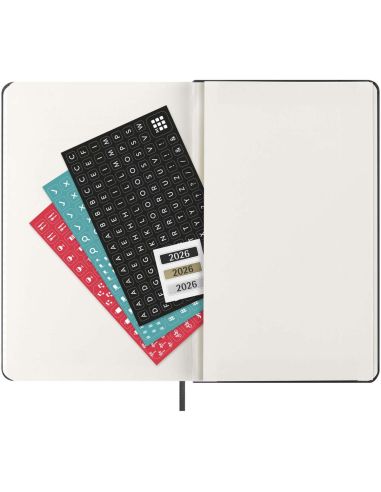 Agenda diaria de 12 meses con tapa dura \...