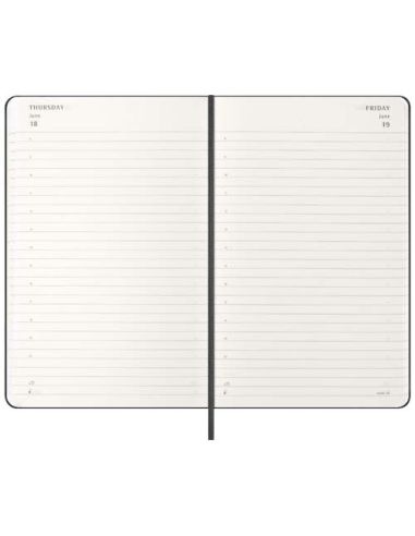 Agenda diaria de 12 meses con tapa dura \...