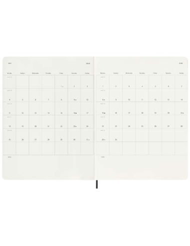 Libreta XL con tapa blanda de 12 meses \...