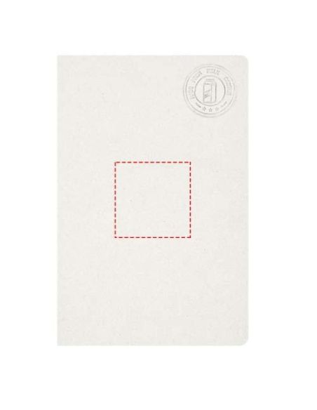 Libreta A5 sin lomo fabricada con cartones de leche recilados \ Personalizada 6107785