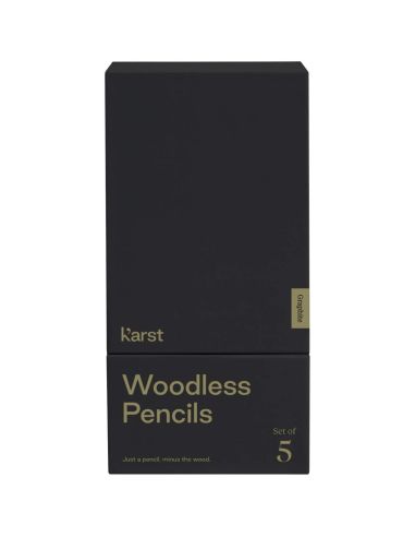 Set de 5 lápices de grafito 2B sin madera \...