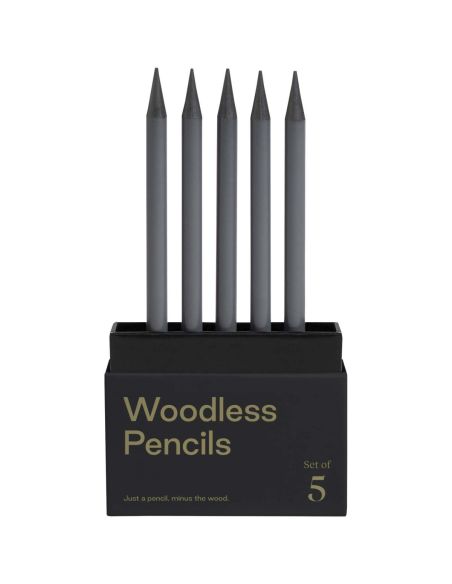 Set de 5 lápices de grafito 2B sin madera \ Personalizado 6107793