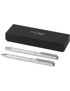 Set de regalo de bolígrafo y rollerball de aluminio...