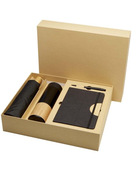 Set de regalo con libreta de tapa dura A5 y bolígrafo \ (tinta negra) Personalizada 6107912