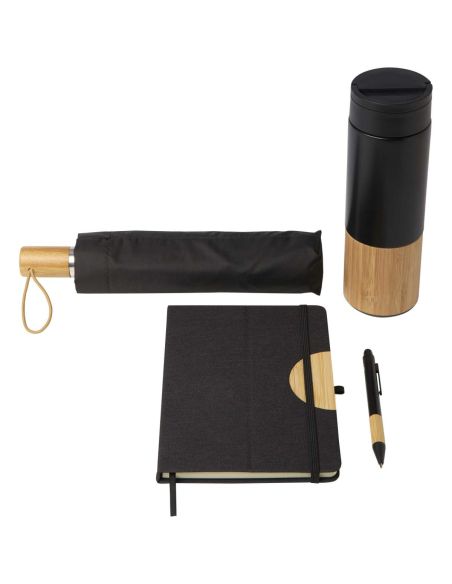 Set de regalo con libreta de tapa dura A5 y bolígrafo \ (tinta negra) Personalizada 6107912