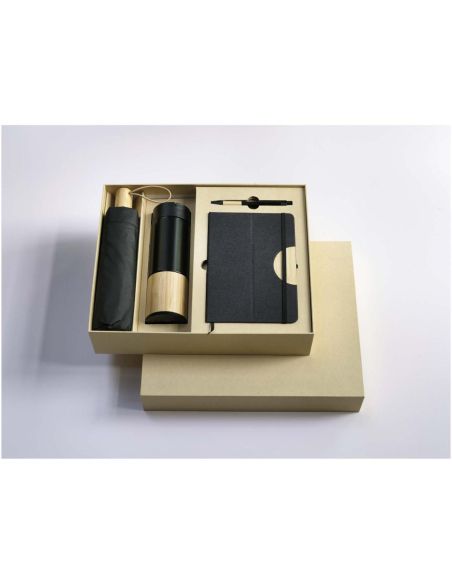 Set de regalo con libreta de tapa dura A5 y bolígrafo \ (tinta negra) Personalizada 6107912