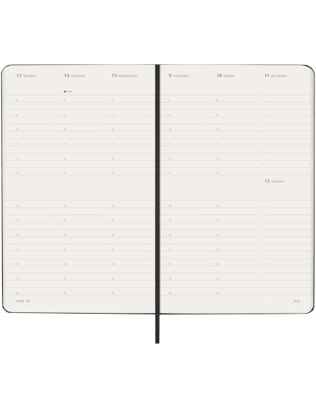 Agenda vertical L de 12 meses con tapa dura \ Personalizada 6107937