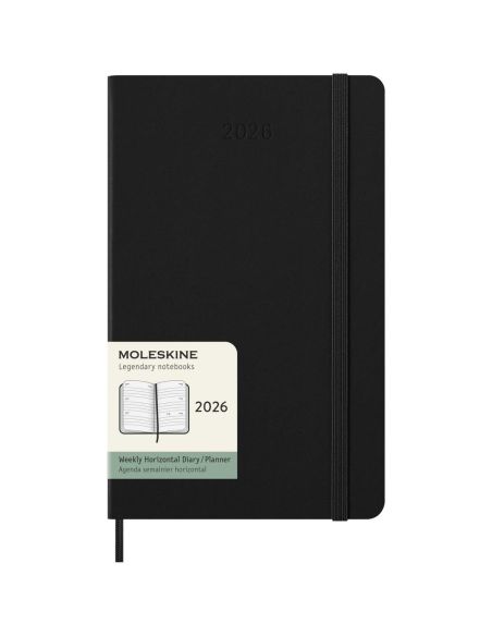 Agenda semanal de 12 meses L horizontal con tapa dura \ Personalizada 6107941