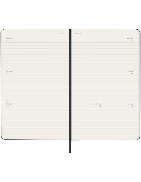 Agenda semanal de 12 meses L horizontal con tapa dura \ Personalizada 6107941