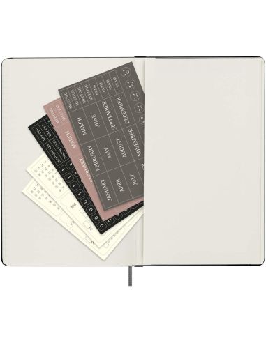 Agenda semanal L con tapa dura sin fecha \...