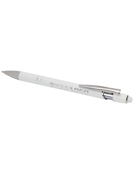 Bolígrafo con acabado plateado \ (tinta azul) Personalizado 6107975