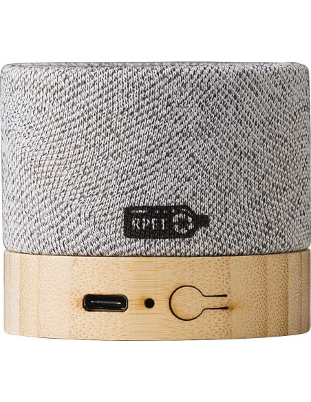 Altavoz Bambú Detalles rPET | Goodie