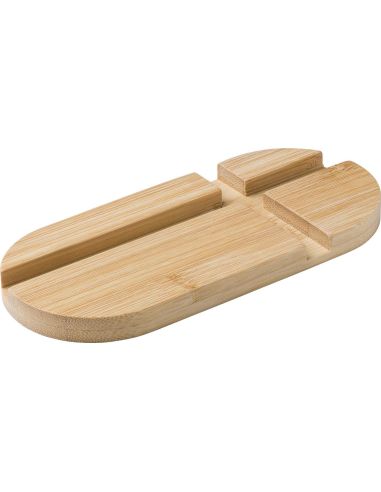 Soporte para tf y tablet de bambú Personalizado...