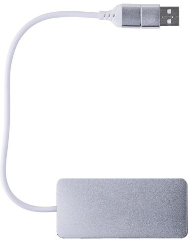 Hub USB de aluminio reciclado Personalizado 101015140