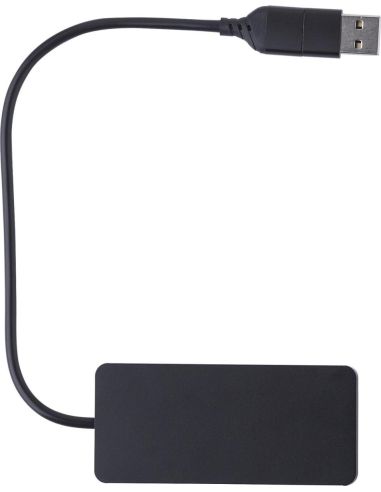 Hub USB de aluminio reciclado Personalizado...