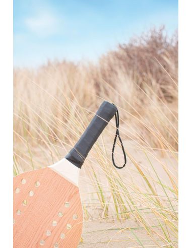 Set de palas XL de palisandro y pelota Personalizada 101041512