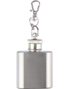 Llavero petaca de acero inox. Personalizado 101096713