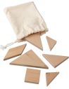 Puzle Tangram de madera natural Personalizada 101097557 - Imagen 2