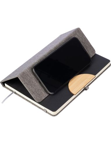 Cuaderno de rPET Personalizado | Soporte Teléfono | Goodie
