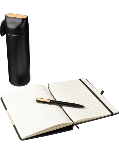 Set de Regalo Personalizado | Termo, Boli y Cuaderno | Goodie