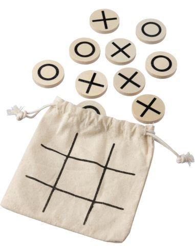 Juego 3 en Raya de Madera Personalizado | Goodie
