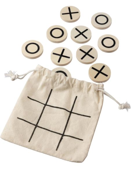 Juego 3 en Raya de Madera Personalizado | Goodie
