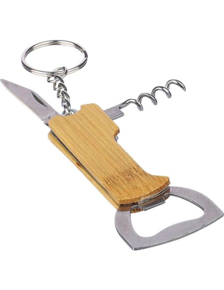 Llavero Multiherramienta Bambú Personalizado | Goodie