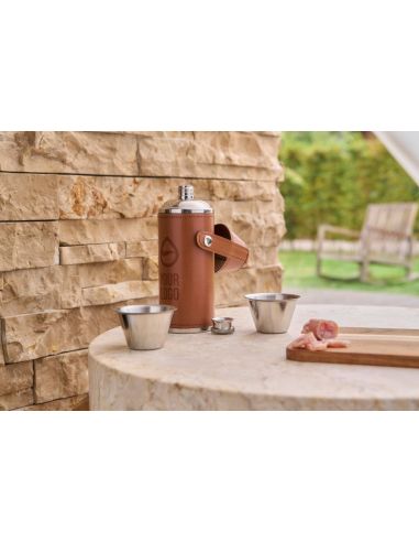 Botella Acero Inox Reciclado con Vasos | Goodie