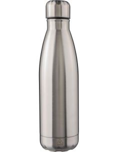Botella termo de acero inox. reciclado Personalizada...