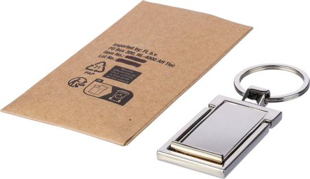 Llavero Zinc con Soporte Móvil Personalizado | Goodie