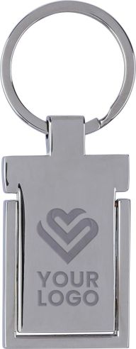 Llavero Zinc con Soporte Móvil Personalizado | Goodie